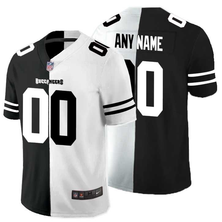Nike Buccaneers Customized Black And White Split Vapor Untouchable Limited Jersey,We sell and wholesale Nike Buccaneers Customized Black And White Split Vapor Untouchable Limited Jersey on line form chian!